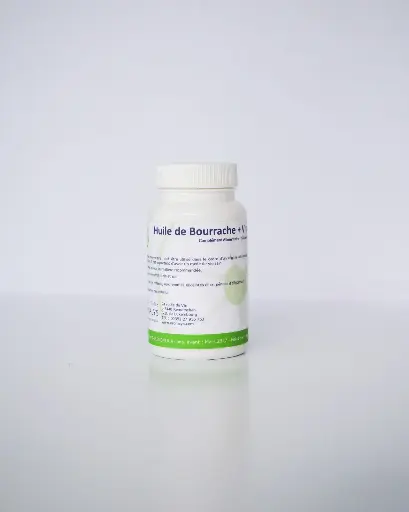 Huile de Bourrache + Vitamine E 510mg | Beauté et anti-inflammatoire
